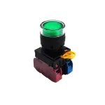 Nút nhấn có đèn LED Ø22 – Model LW1L-M1C24MPW (IDEC)