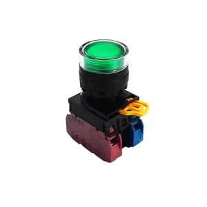 Nút nhấn có đèn LED Ø22 – Model LW1L-M1C24MPW (IDEC)